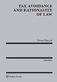 Książka - Tax avoidance AND rationality of law