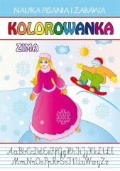 Książka - Kolorowanka Zima