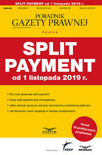 Książka - Split payment od 1 listopada 2019