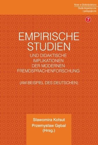 Książka - Empirische Studien und didaktische Implikationen..