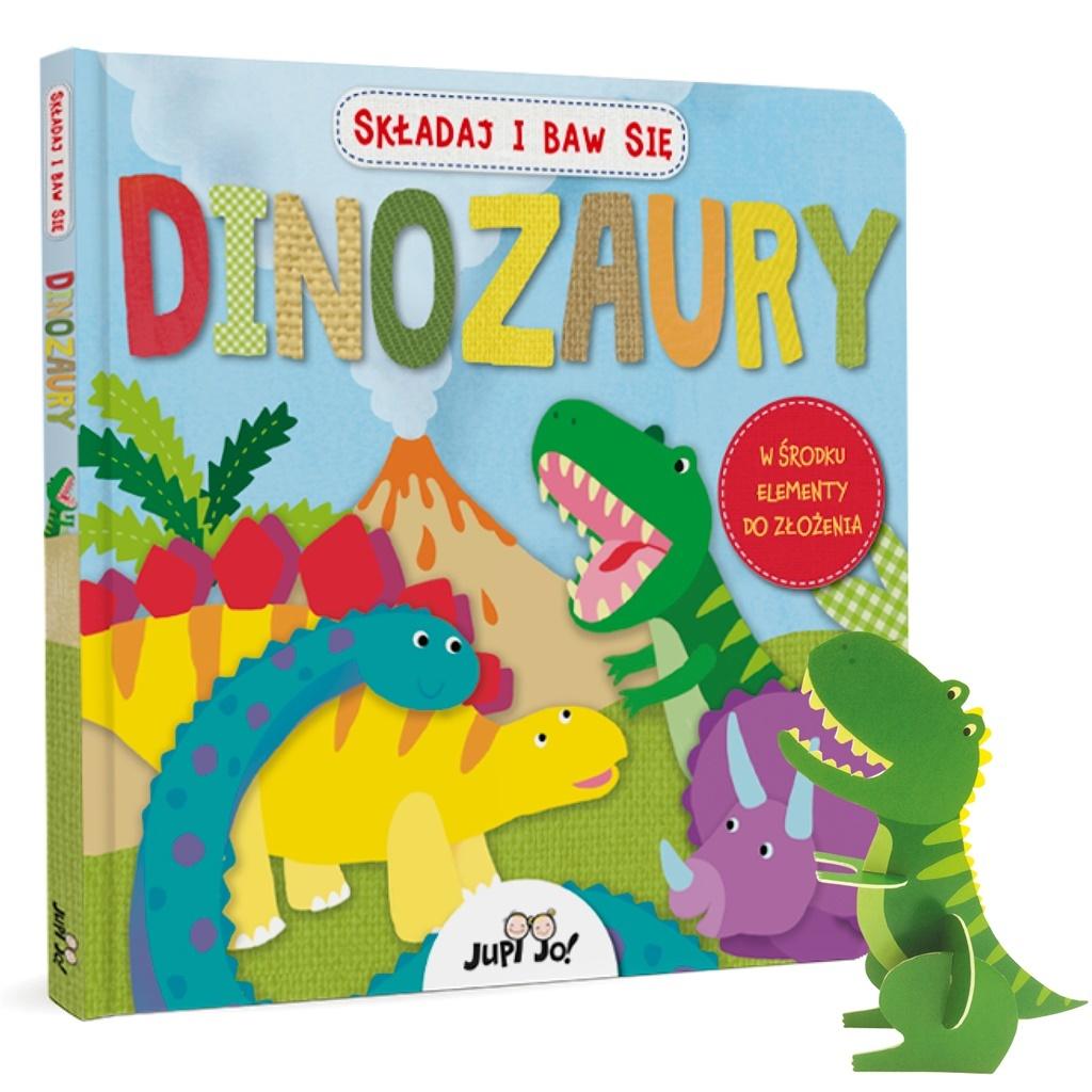 Książka - Składaj i baw się. Dinozaury