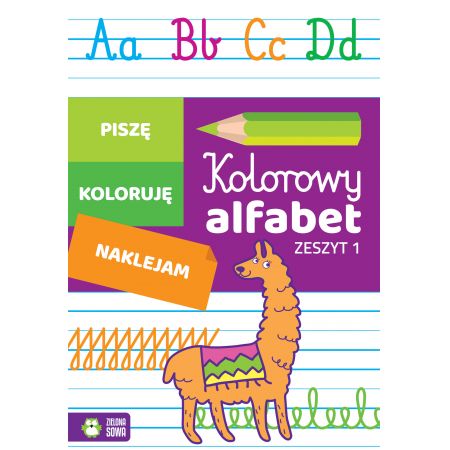 Kolorowy alfabet zeszyt 1