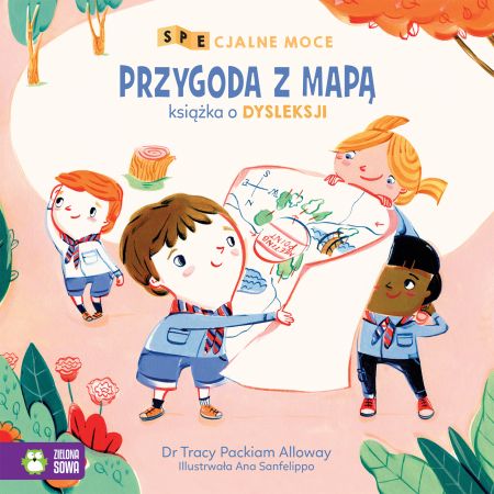 Książka - Przygoda z mapą. Książka o dysleksji. SPEcjalne moce