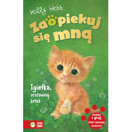 Zaopiekuj się mną. Igiełka, uratowany kotek