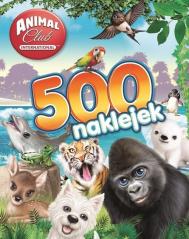 Książka - 500 naklejek animal club