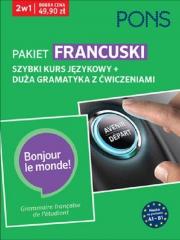 Książka - Pakiet: Farncuski 2w1 Kurs + gramatyka PONS