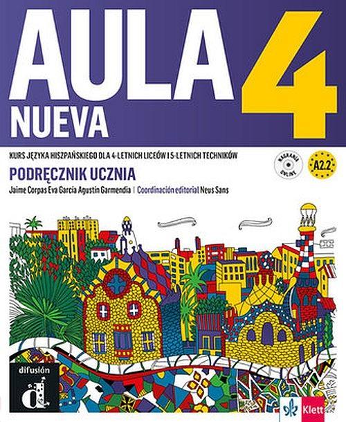Książka - Aula Nueva 4 podręcznik ucznia LEKTORKLETT