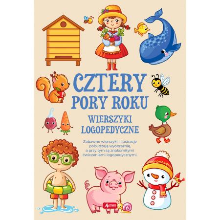 Książka - Cztery pory roku wierszyki logopedyczne