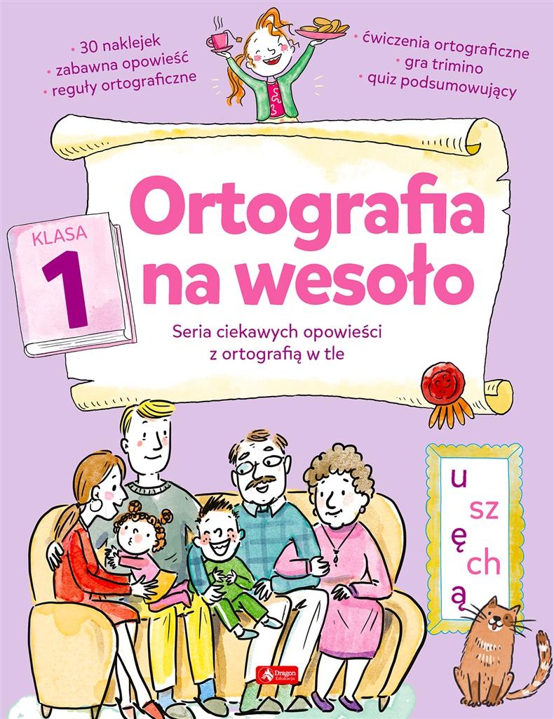 Książka - Ortografia na wesoło. Klasa 1