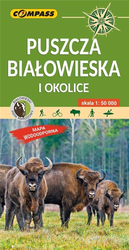Książka - Mapa - Puszcza Białowieska 1: 50 000