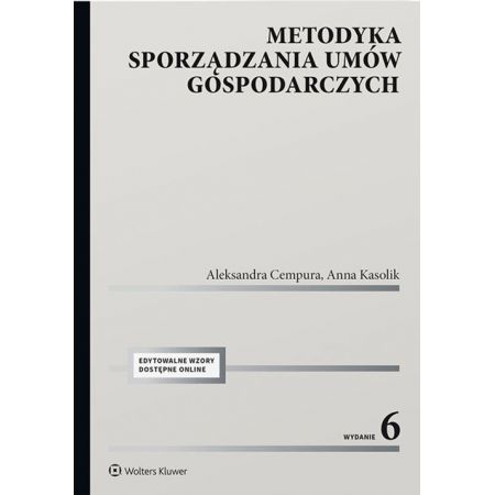 Książka - Metodyka sporządzania umów gospodarczych