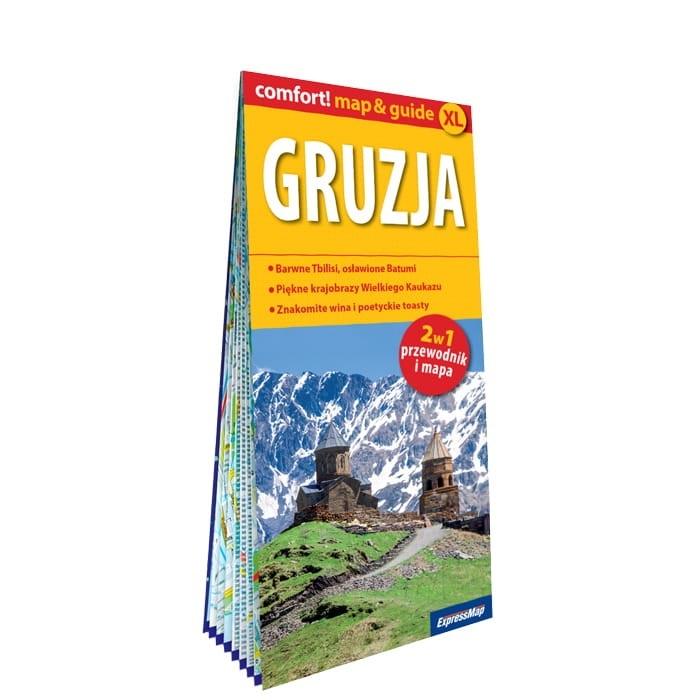 Gruzja laminowany 2w1. Przewodnik i mapa