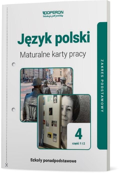 Książka - J. polski LO 4 Maturalne karty pracy ZP Linia I