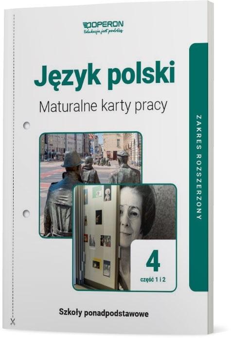 Książka - J. polski LO 4 Maturalne karty pracy ZR Linia I