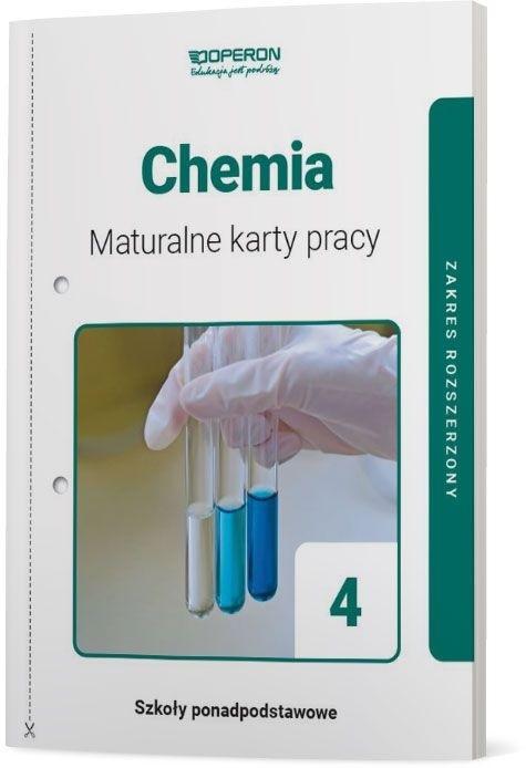 Książka - Chemia LO 4 Maturalne karty pracy ZR OPERON