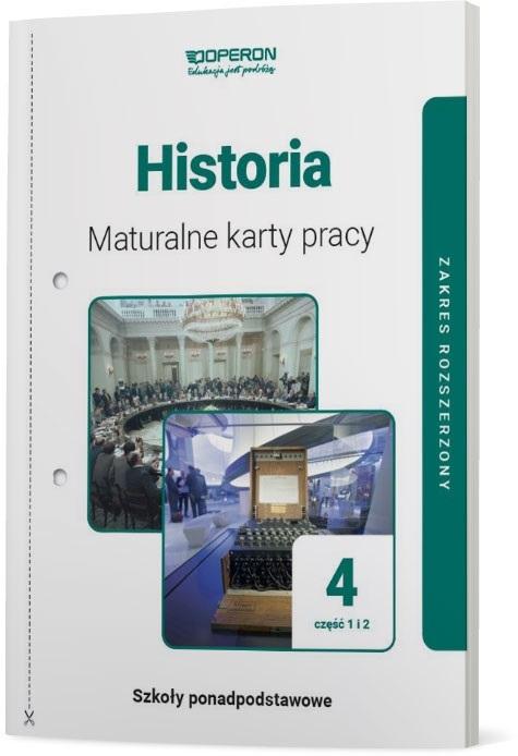 Książka - Historia LO 4 Maturalne karty pracy ZR cz.1 i 2