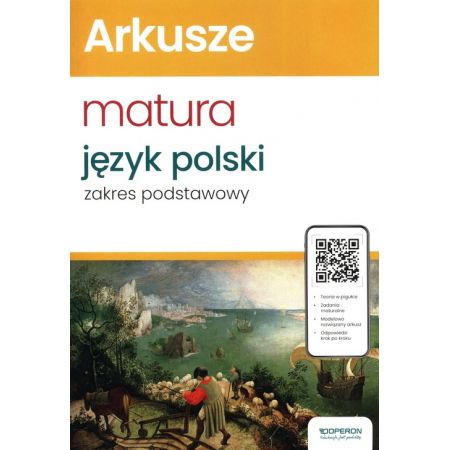 Książka - Matura. Język polski. Arkusze. Zakres podstawowy