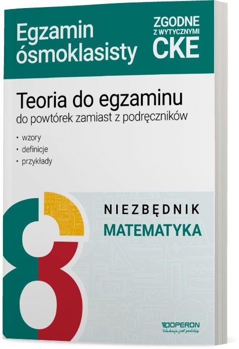 Książka - Matematyka 8 Niezbędnik Egzamin ósmoklasisty