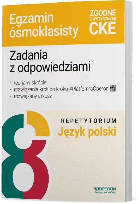 Egzamin ósmoklasisty 2025 Język polski. Repetytorium, wypracowania, lektury, zadania, arkusze