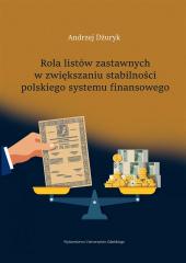 Książka - Rola listów zastawnych w zwiększaniu stabilności..