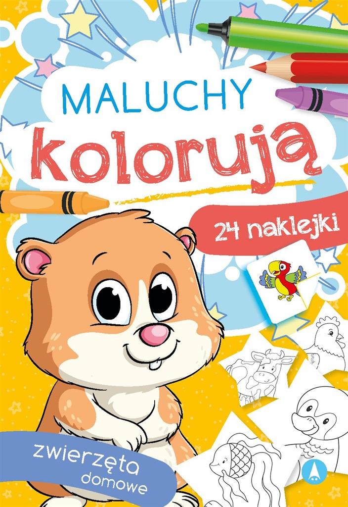 Książka - Maluchy kolorują. Zwierzęta domowe