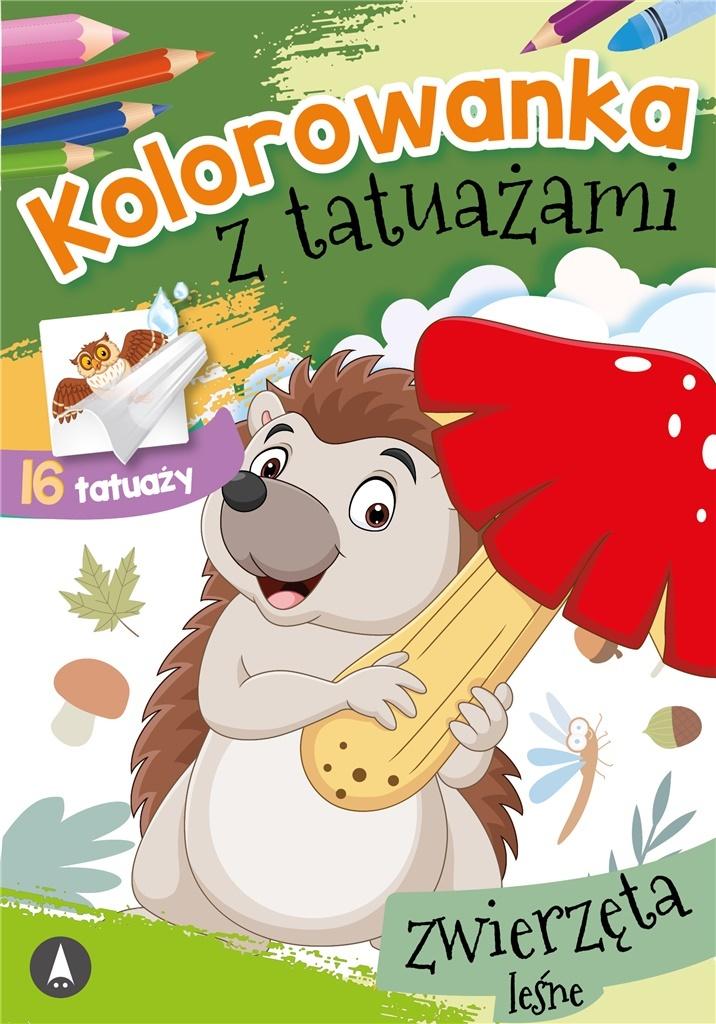 Kolorowanka Z Tatuażami - Zwierzęta Leśne