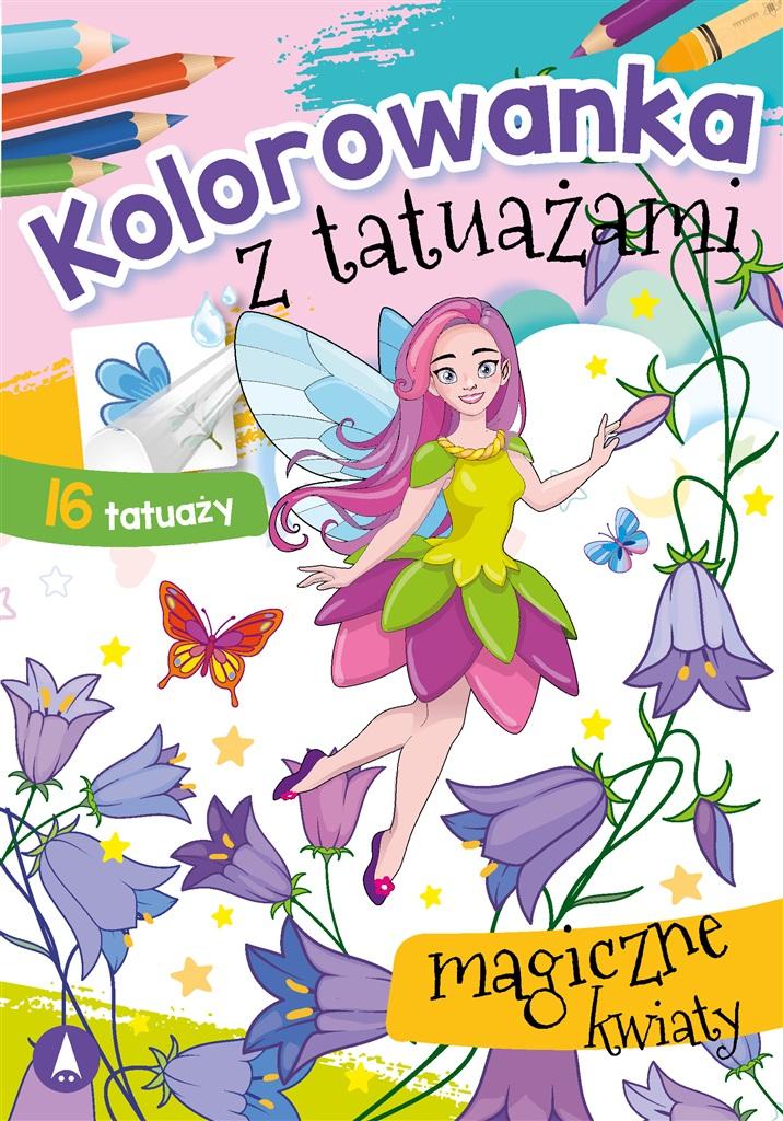 Skrzat Kolorowanka Z Tatuażami - Magiczne Kwiaty