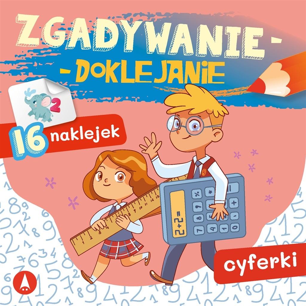 Książka - Zgadywanie-doklejanie. Cyferki