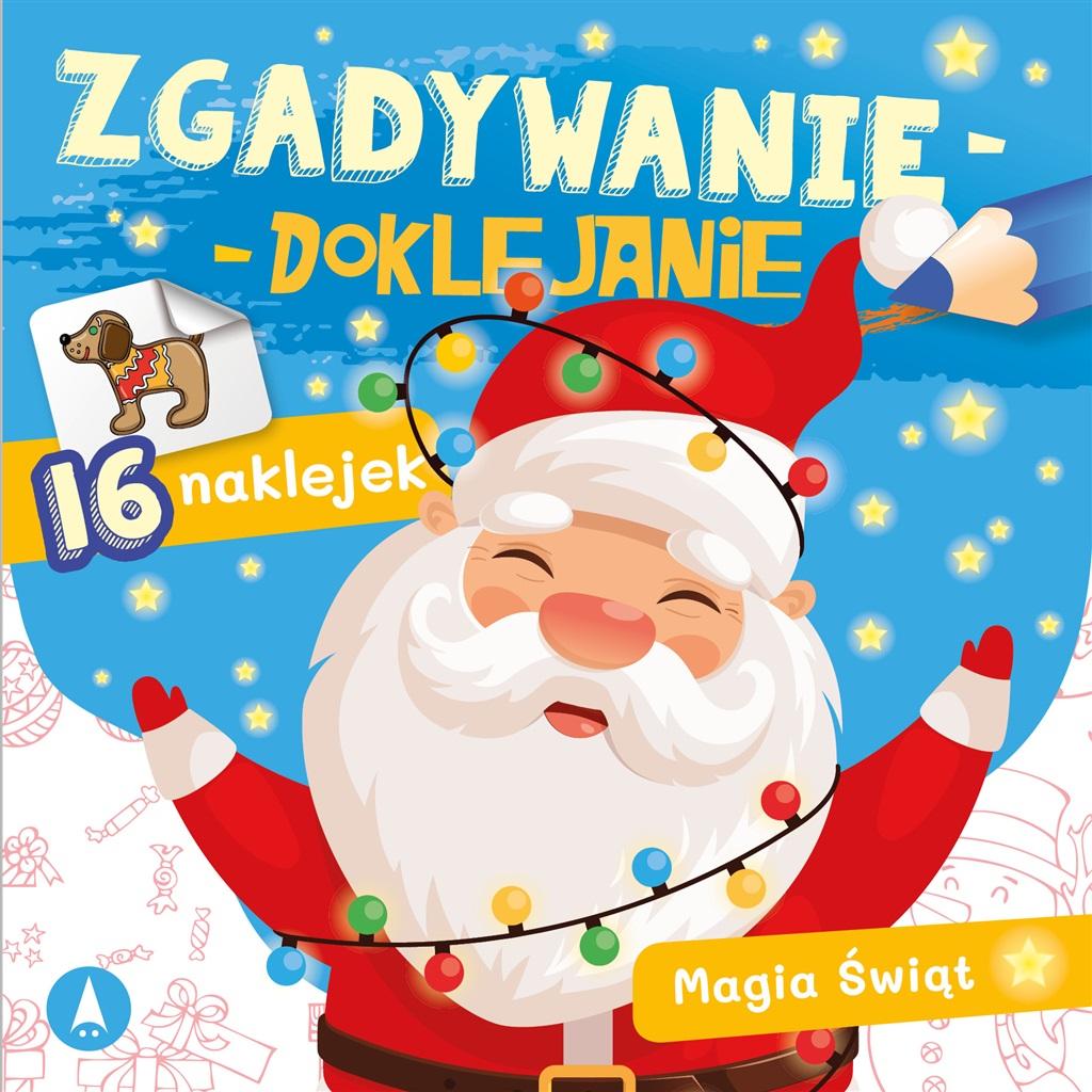 Książka - Zgadywanie-doklejanie. Magia świąt