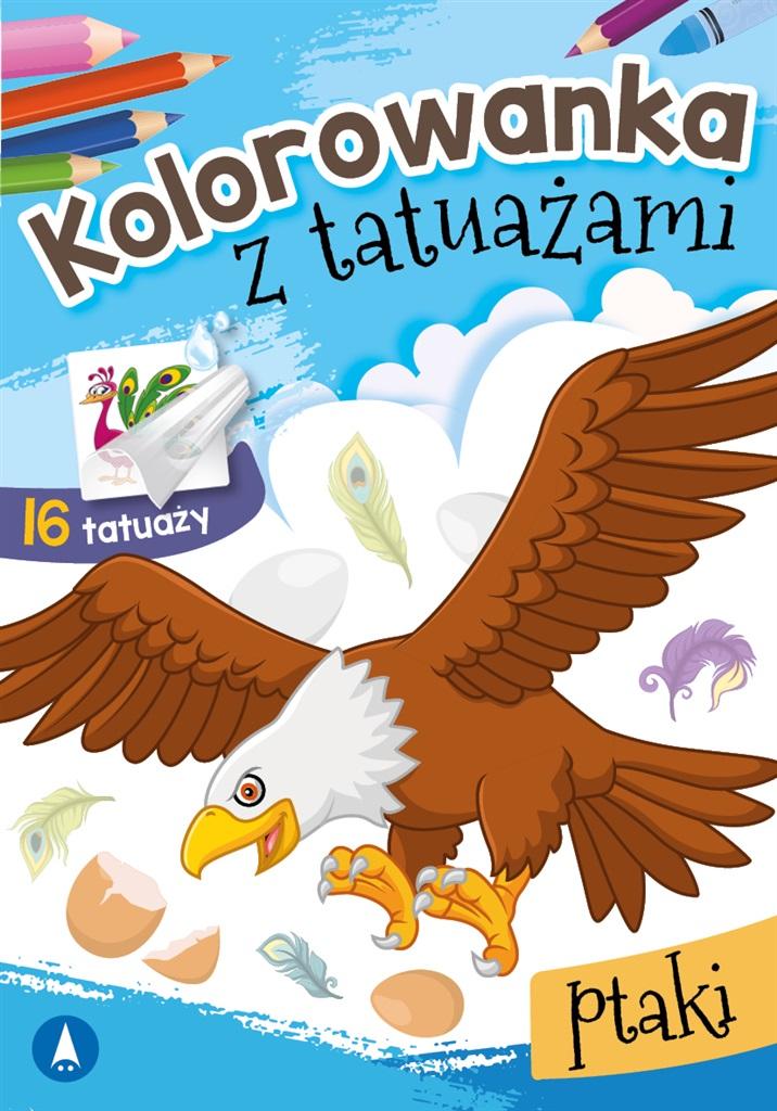 Książka - Kolorowanka z tatuażami. Ptaki