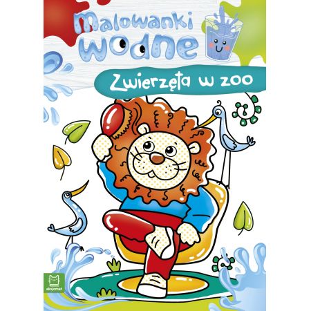 Książka - Malowanki wodne. Zwierzęta w zoo