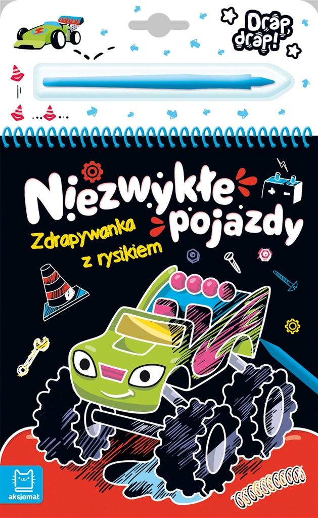 Niezwykłe pojazdy. Zdrapywanka z rysikiem