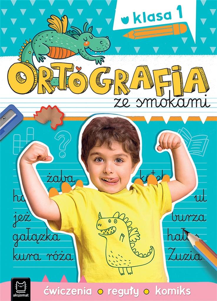 Książka - Ortografia ze smokami. Ćwiczenia, reguły, komiks