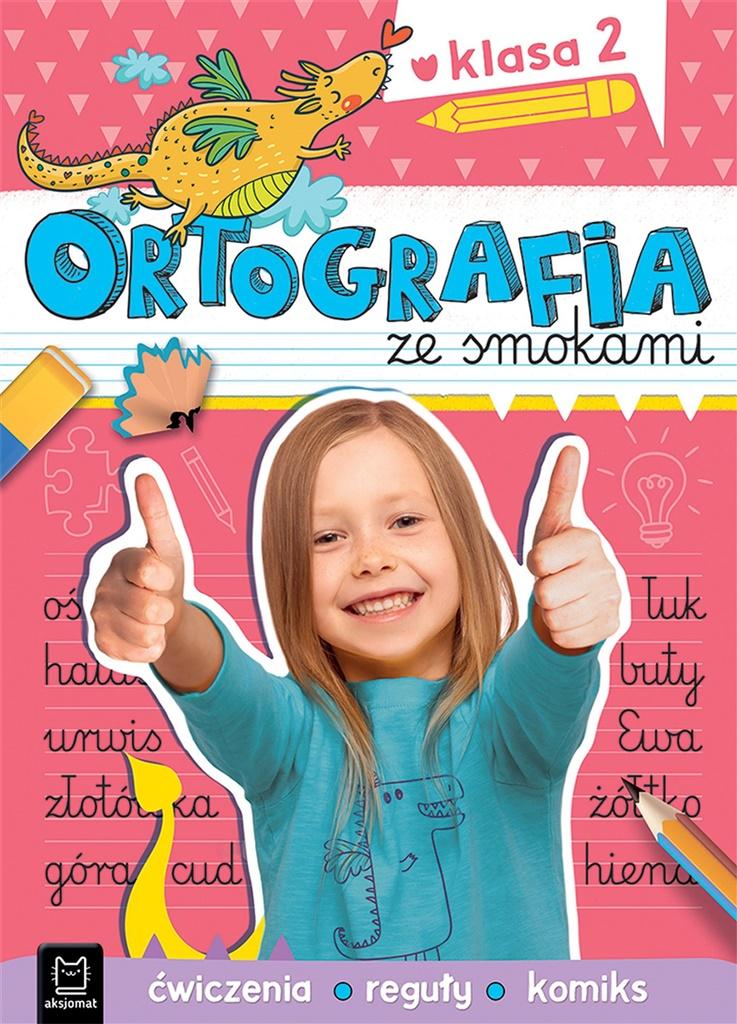 Książka - Ortografia ze smokami. Ćwiczenia, reguły, komiks