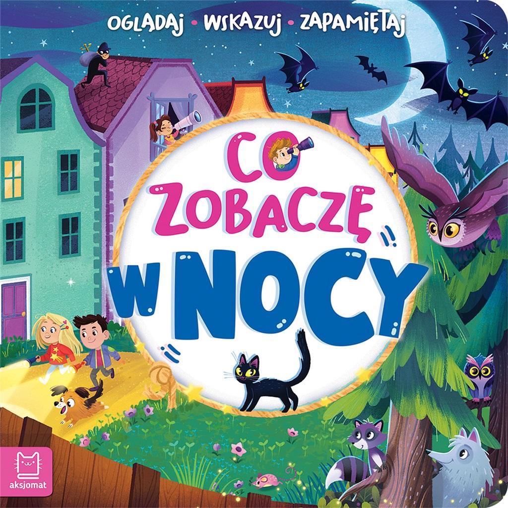 Książka - Co zobaczę w nocy. Oglądaj, wskazuj, zapamiętuj