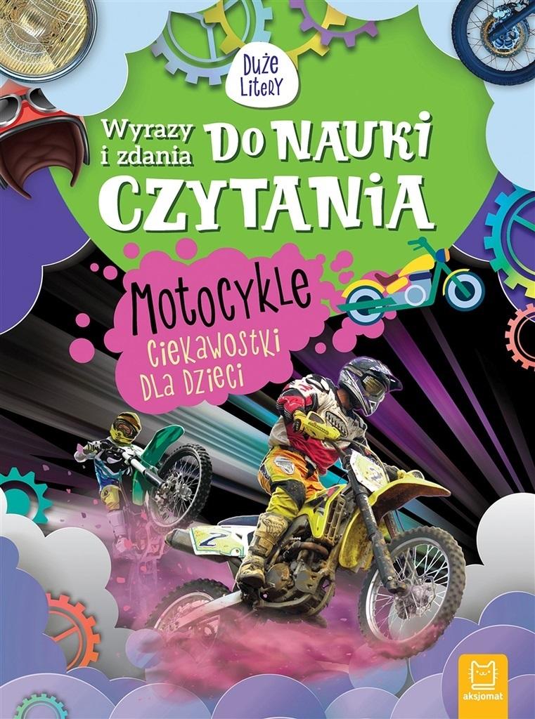 Książka - Duże litery. Motocykle. Ciekawostki dla dzieci