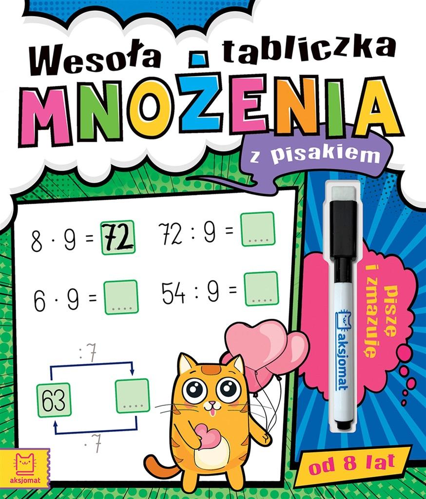 Książka - Wesoła tabliczka mnożenia z pisakiem