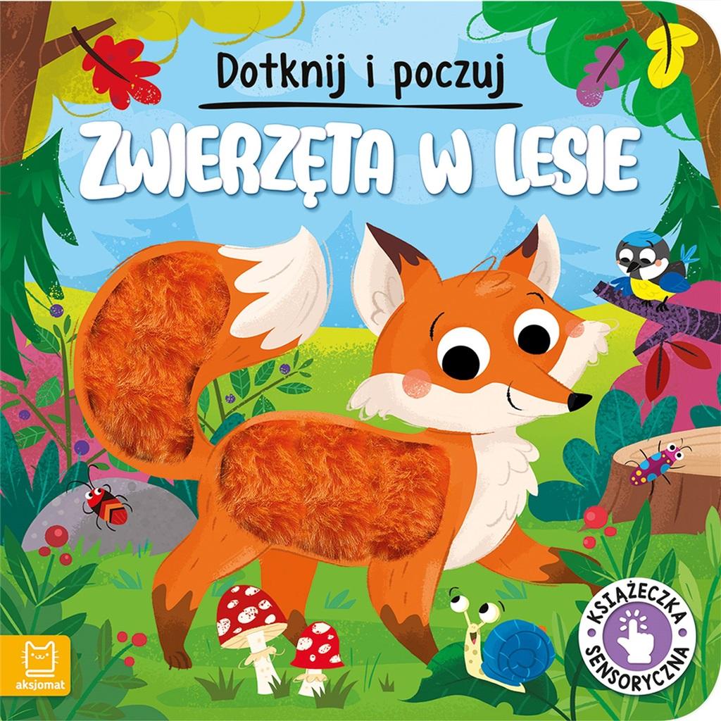 Książka - Dotknij i poczuj. Zwierzęta w lesie