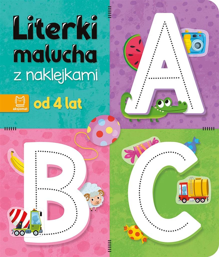 Książka - Literki malucha z naklejkami. Od 4 lat