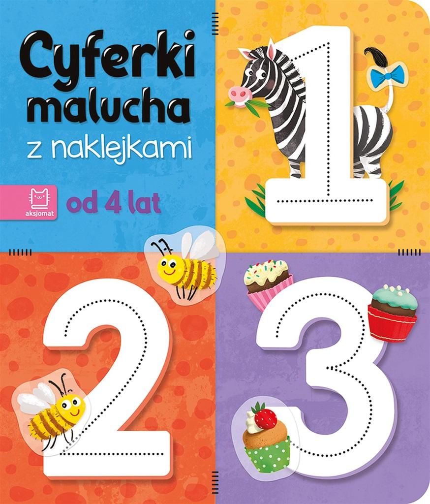 Książka - Cyferki malucha z naklejkami. Od 4 lat