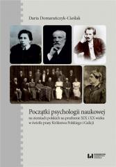 Książka - Początki psychologii naukowej na ziemiach polskich