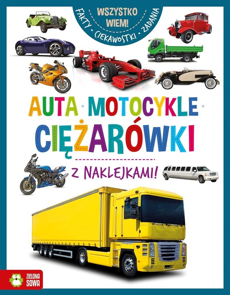 Książka - Wszystko wiem. Auta, motocykle, ciężarówki