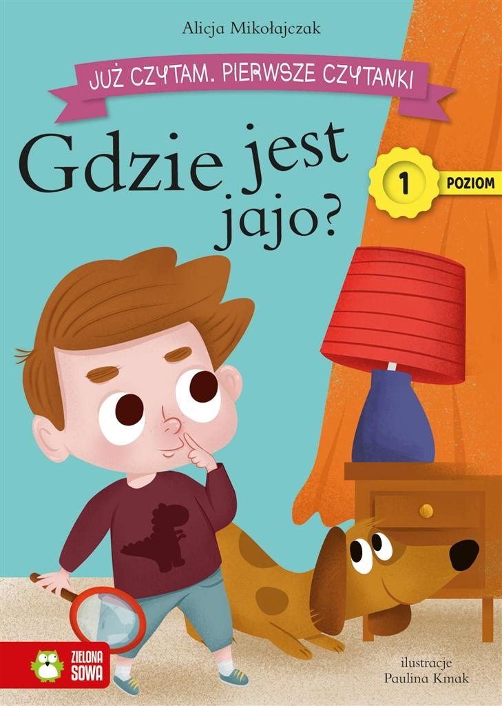 Książka - Już czytam. Poziom 1 Gdzie jest jajo?