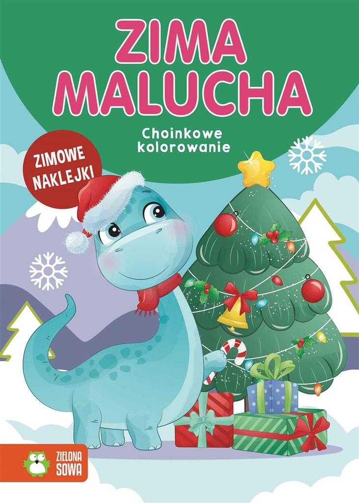 Choinkowe kolorowanie. Zima malucha