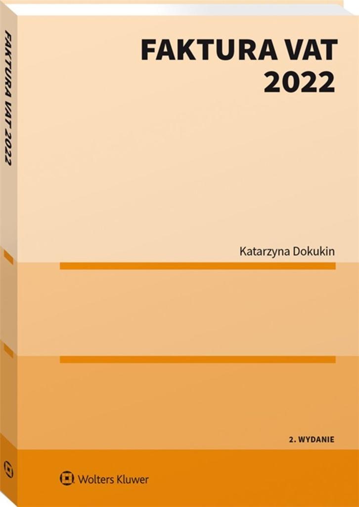 Książka - Faktura VAT 2022