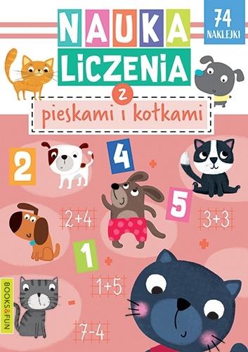 Książeczka Nauka liczenia z pieskami i kotkami Books and fun