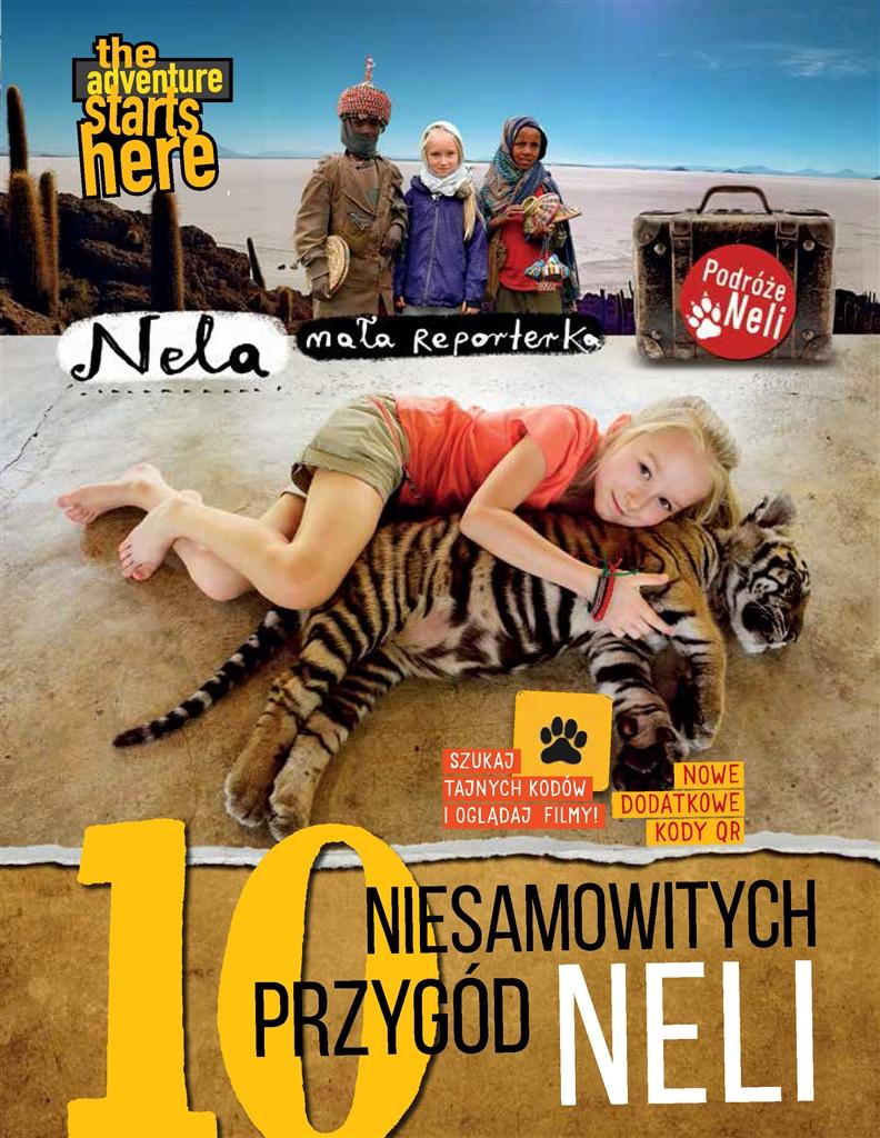 Książka - 10 niesamowitych przygód Neli z kodami QR