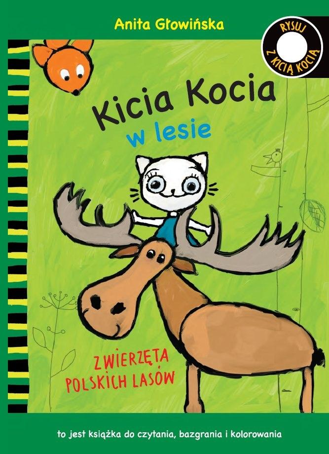 Książka - Kicia Kocia w lesie. Kolorowanka