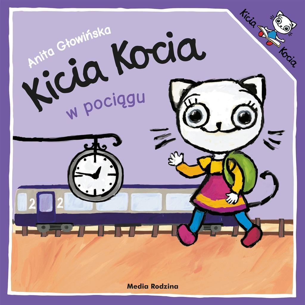 Książka - Kicia Kocia w pociągu