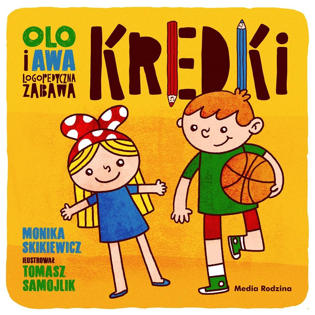 Książka - Olo i Awa. Logopedyczna zabawa. Kredki